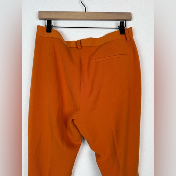 ASOS DESIGN Skinny Flared Smart Pants Orange W32 L32 - Picture 5 of 11